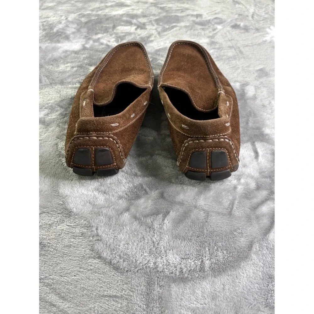 Prada Driving Loafer Men's Casual EU 40 Brown Loafers